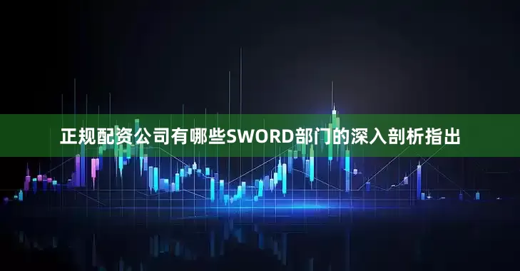 正规配资公司有哪些SWORD部门的深入剖析指出